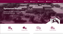 Desktop Screenshot of gymnasium-hittfeld.de